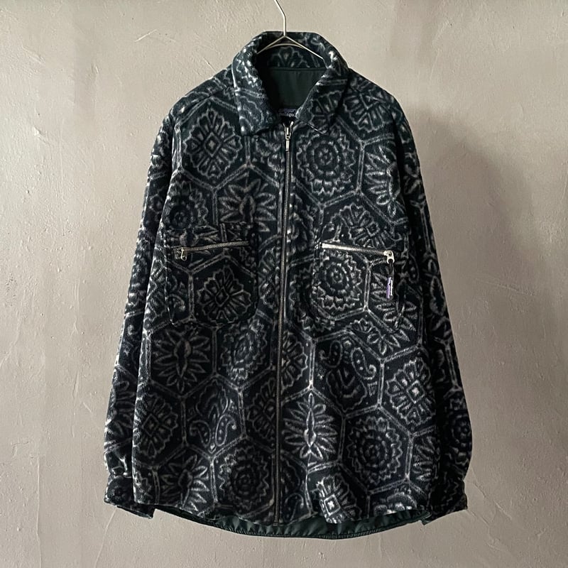 90s Patagonia synchilla over shirt ″Nepal hexag
