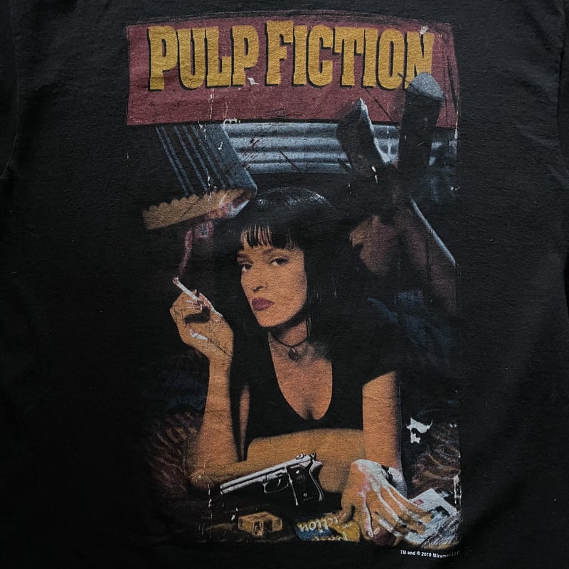 Pulp Fiction movie print tee   sui & shara