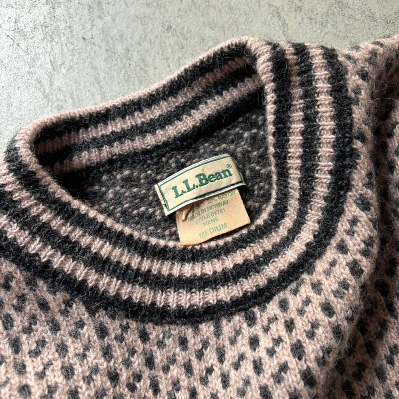 80s L.L.Bean birds eye knit sweater | sui & shara 80s L.L.Bean birds eye knit sweater | sui & shara