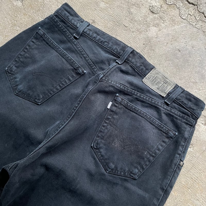 90's Levi's silver tab. “BAGGY” black denim pan 90's Levi's silver tab. “BAGGY” black denim pan