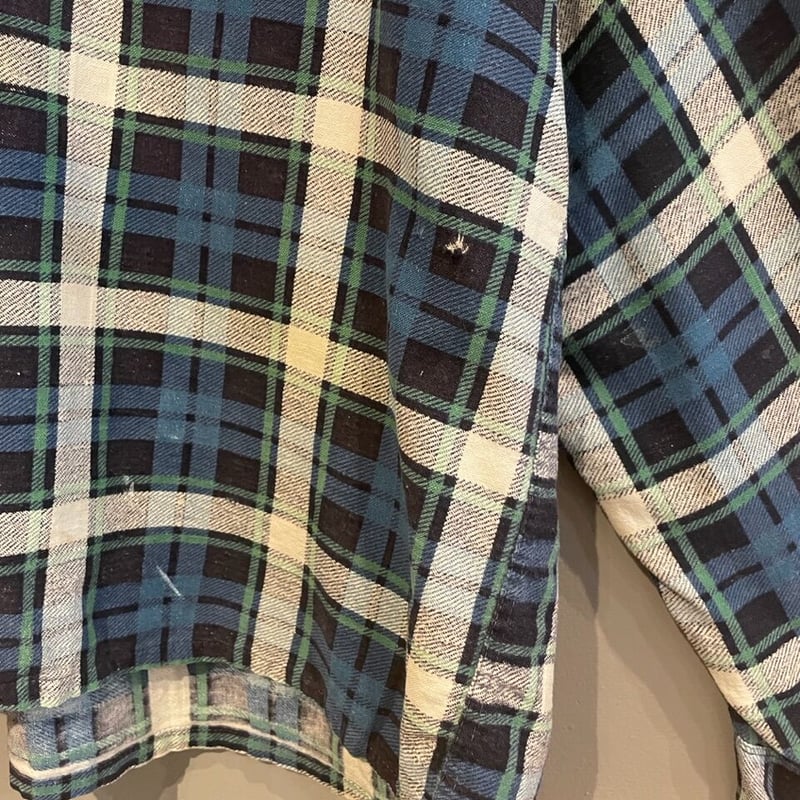 60s Sears plaid print flannel shirt | sui & shara