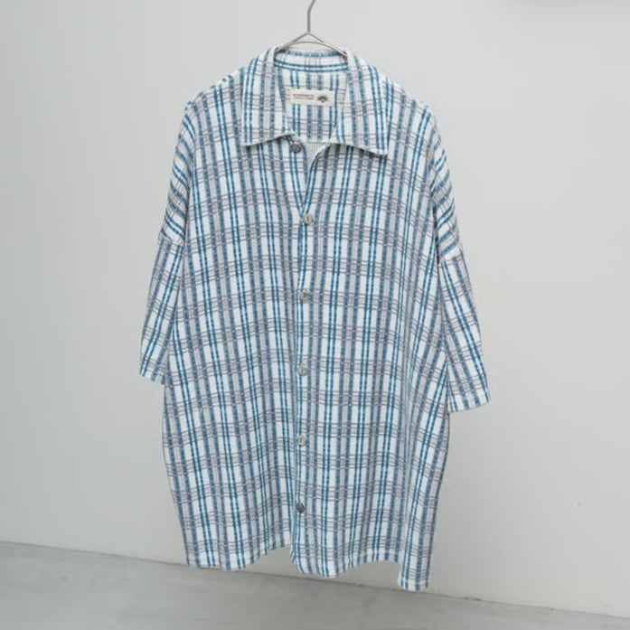 90s~ plaid pattern S/S shirt made in england