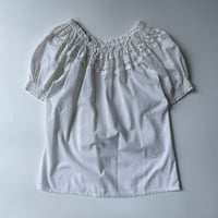 lace design S/S tops