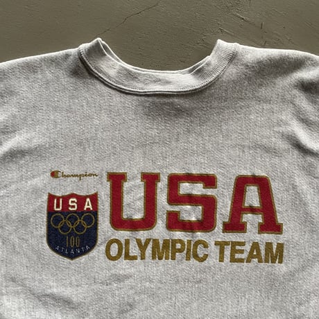 90s Champion reverse weave ''olympic''print sweat shirt｜チャンピオン