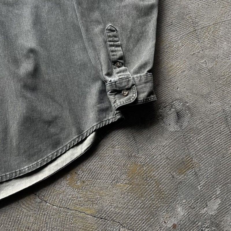 80s USA製 Eddie Bauer Elkiorn Twill グレー L 80s USA製 Eddie Bauer Elkiorn Twill グレー L