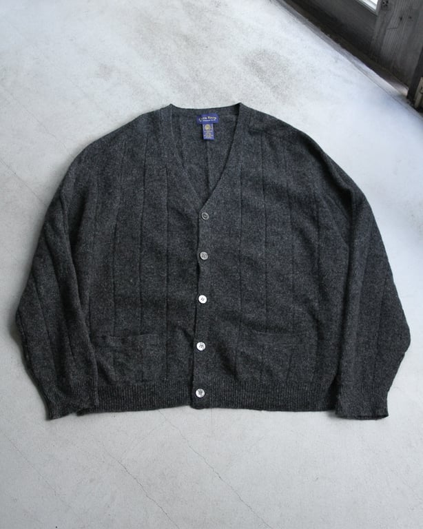 90年代 カーディガン（90s Lambs wool knit cardigan）