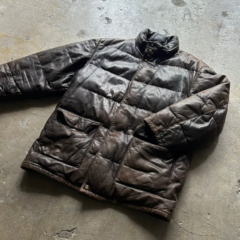 90s Franck Namani leather down jacket | sui &