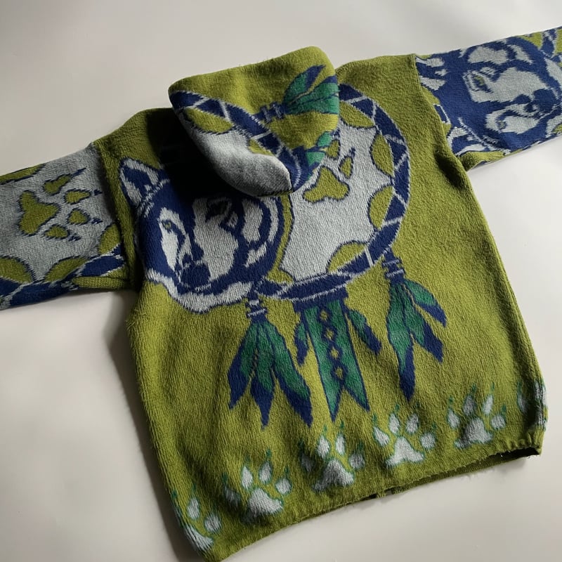 ぴい 90's All-over pattern zip-up hoodie | sui & shara