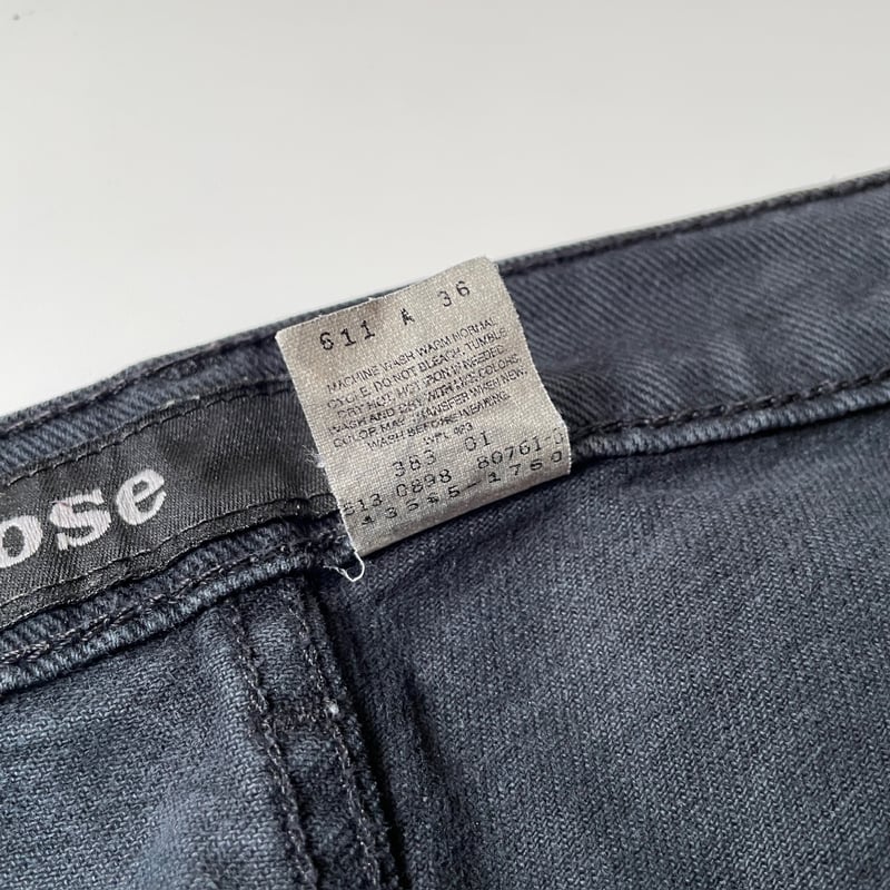 98s Levi's silver tab “loose” baggy black denim