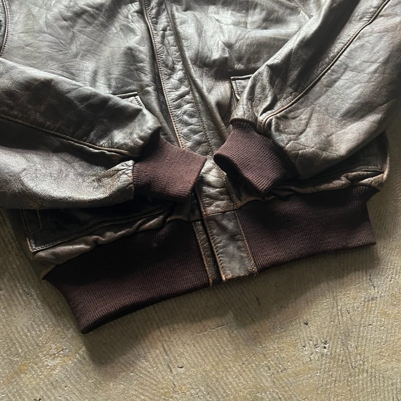 80s banana republic A-2 type flight jacket | su