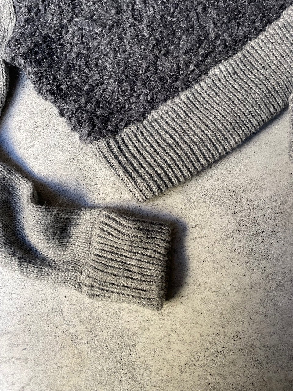 Loop yarn short length knit | sui & shara