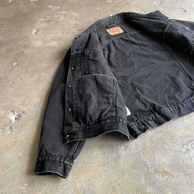 90s Euro Levi's 70503 denim jacket ″Black″ | su