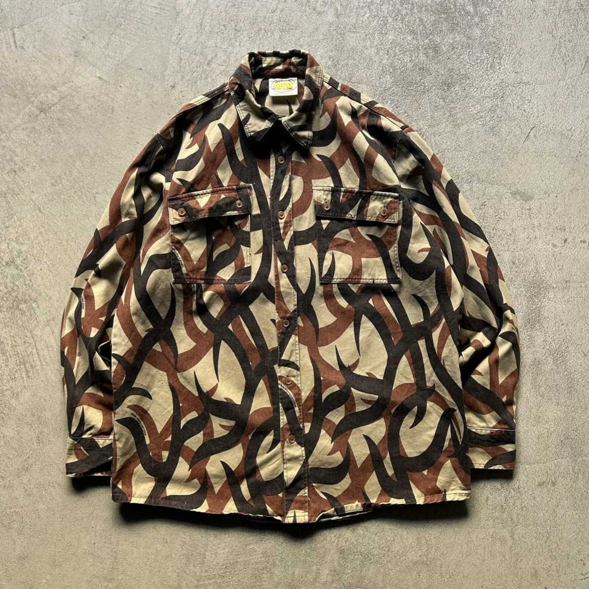 00s Asat tribal camouflage shirt | sui & shara