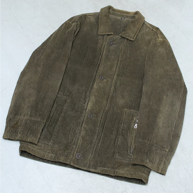 90年代 ワークジャケット（90s Pocket design corduroy coverall）