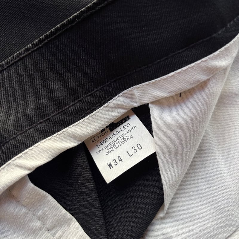 90s Levi's action slacks “Black” | sui & shara