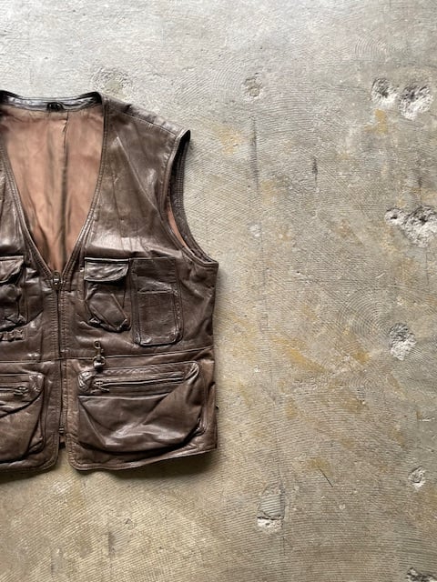 【大吉さん専用】Thrashin Supply レザーベスト XL 大吉さん専用】Thrashin Supply レザーベスト XL - メルカリ