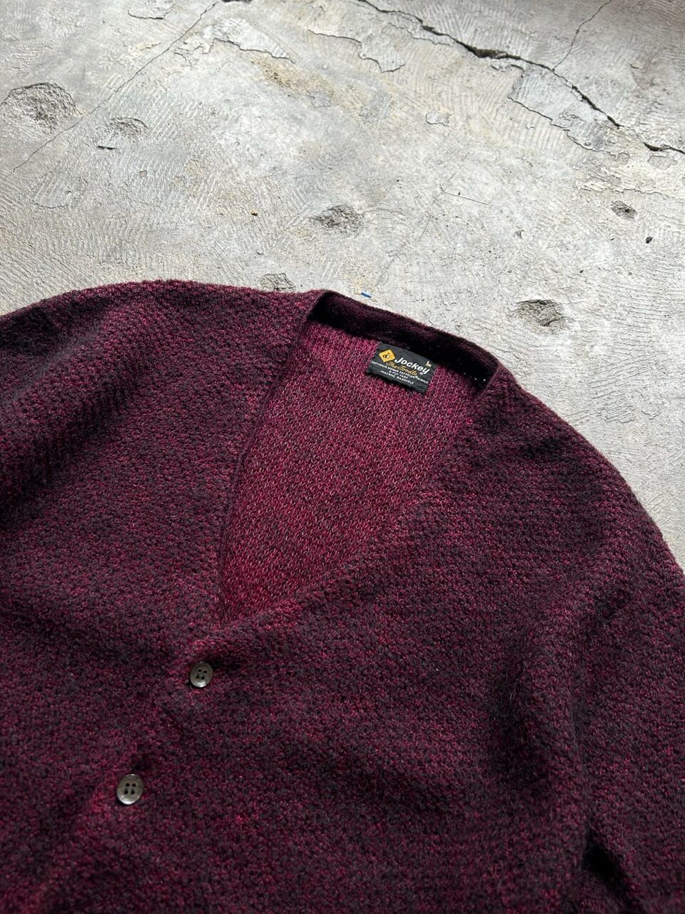 Jockey 60s ヴィンテージ　モヘアカーディガン 60s JOCKEY MOHAIR CARDIGAN SIZE S - MATIN, VINTAGE