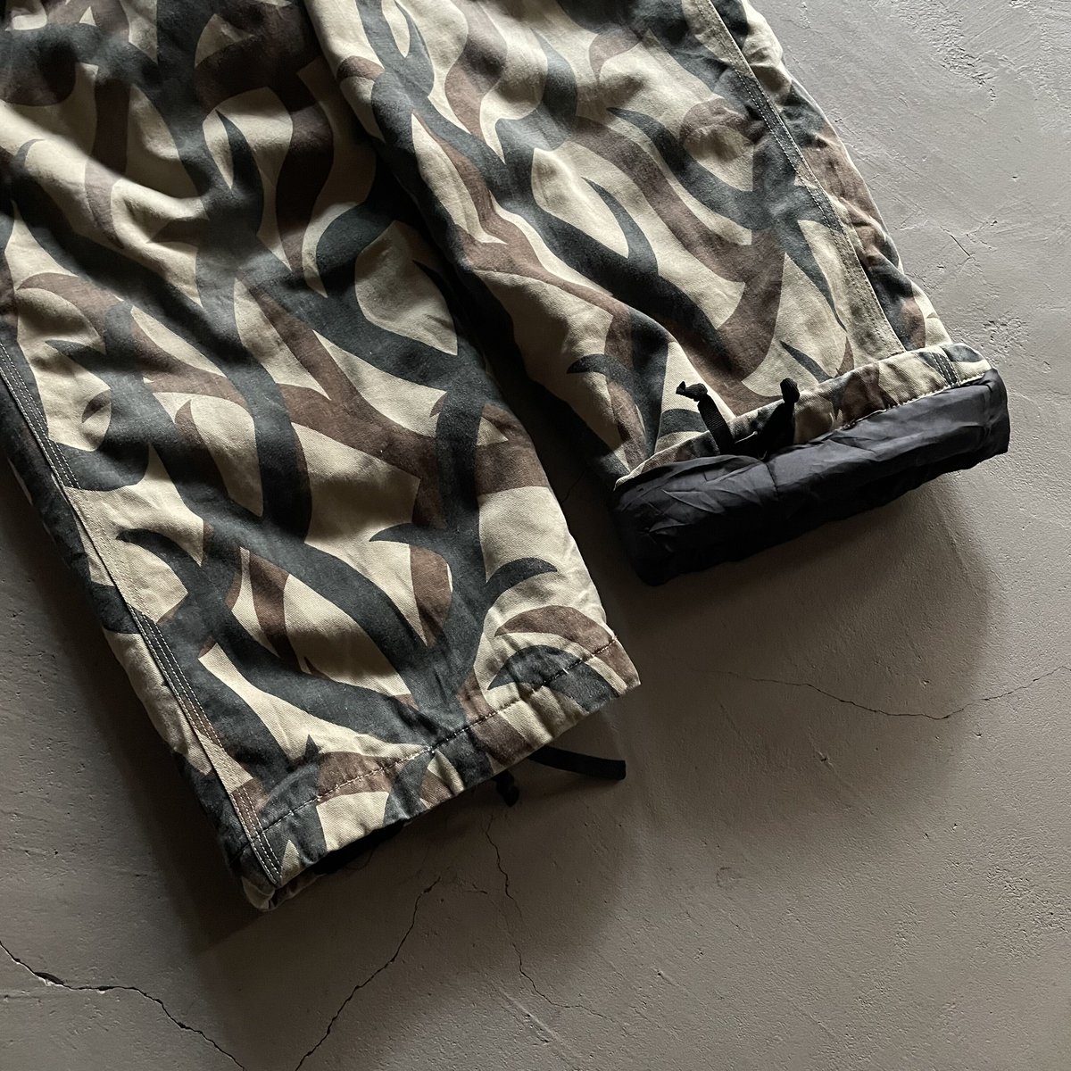 90s ASAT tribal camo overall pants | sui & shara
