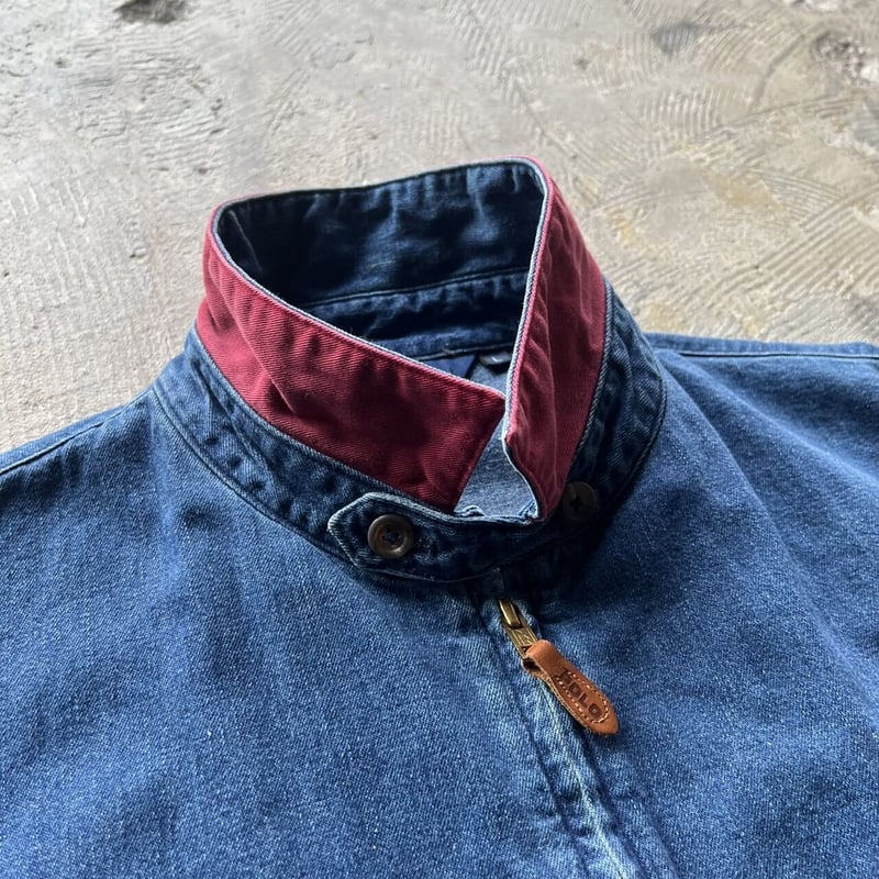 80s〜 Ralph Lauren denim harrington jacket | sui