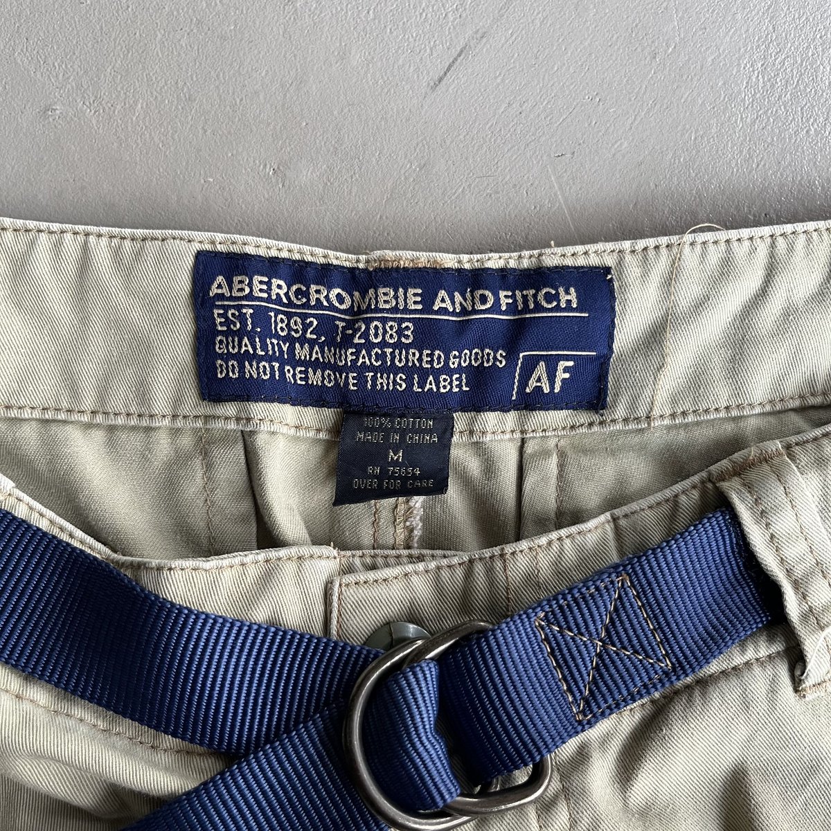 (古着)00〜90s abercrombie&fitch ワイドチノパン 古着)00〜90s abercrombie&fitch ワイドチノパン