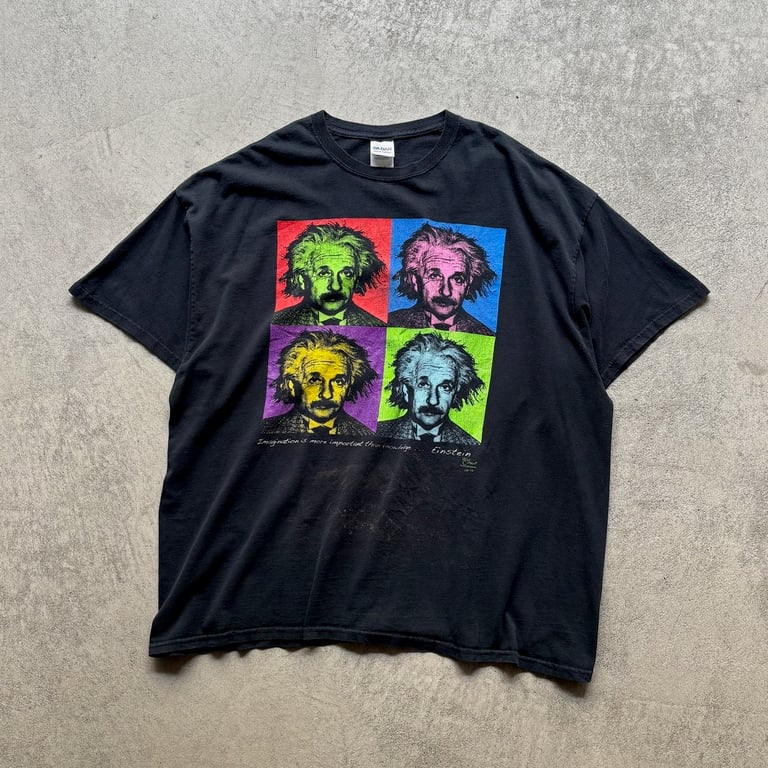 90s Albert Einstein art print tee