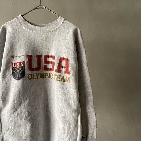 90s Champion reverse weave ''olympic''print sweat shirt｜チャンピオン