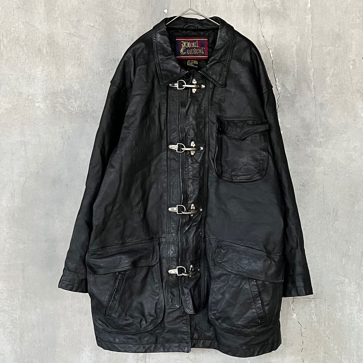 90s leather fireman jacket | sui & shara 90s leather fireman jacket | sui & shara