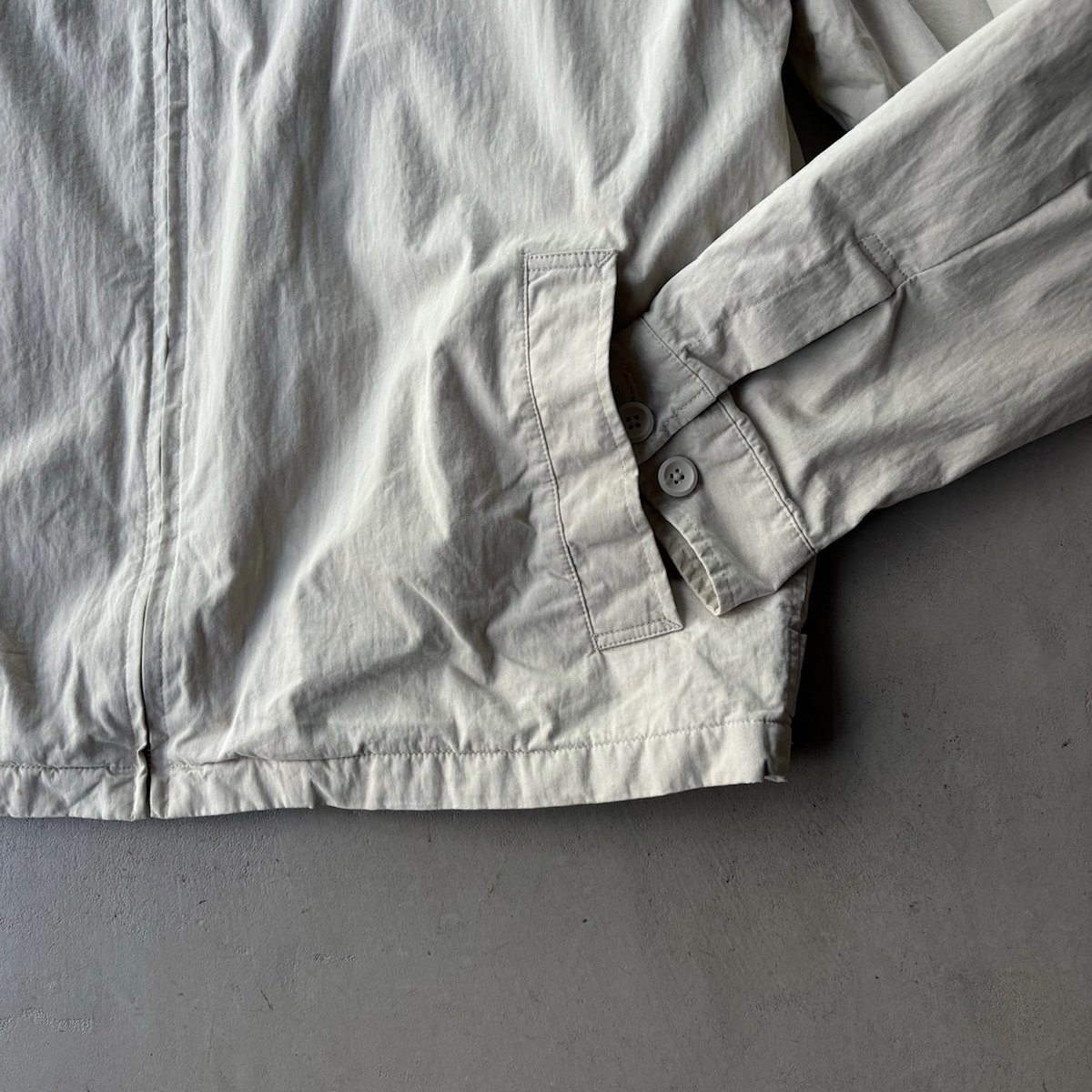 ジャケット・アウター 90s BANANA REPUBLIC nylon jacket 90s BANANA REPUBLIC Nylon Cotton Safari Jacket カーキ S