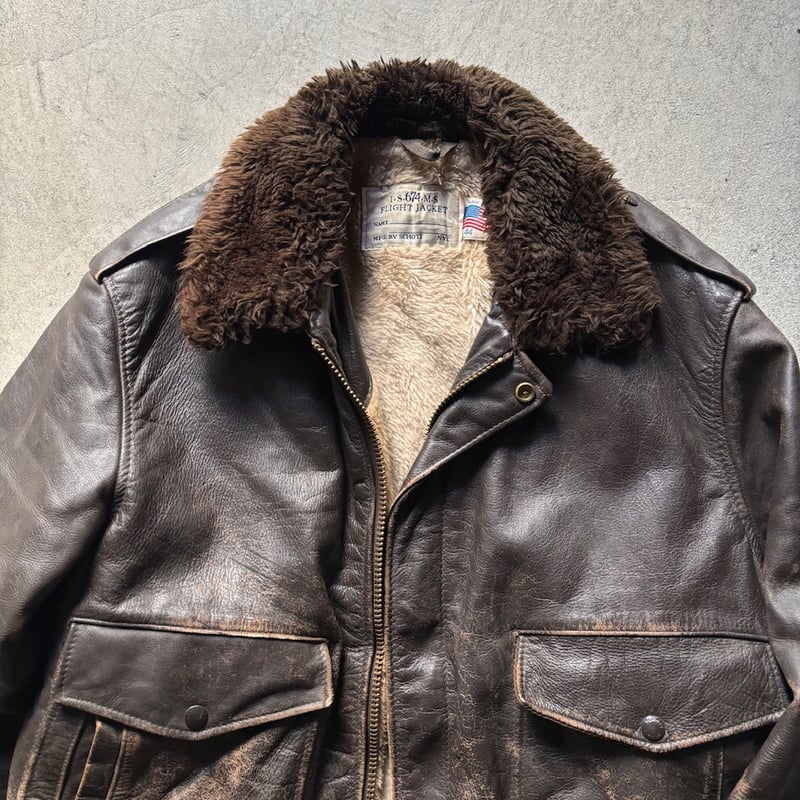 80s Schott type G-1 leather jacket | sui & shara