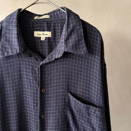 Linea dome rayon×polyester shirt