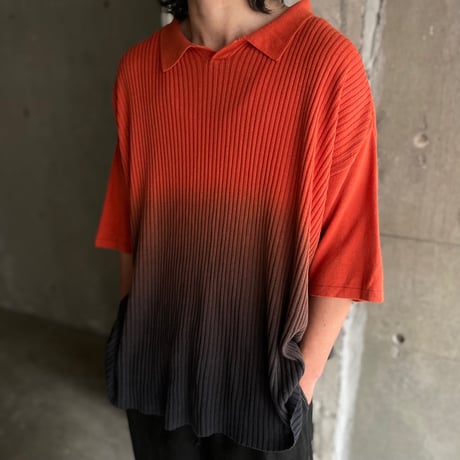 bunt skipper knit shirts バント スキッパーニット
