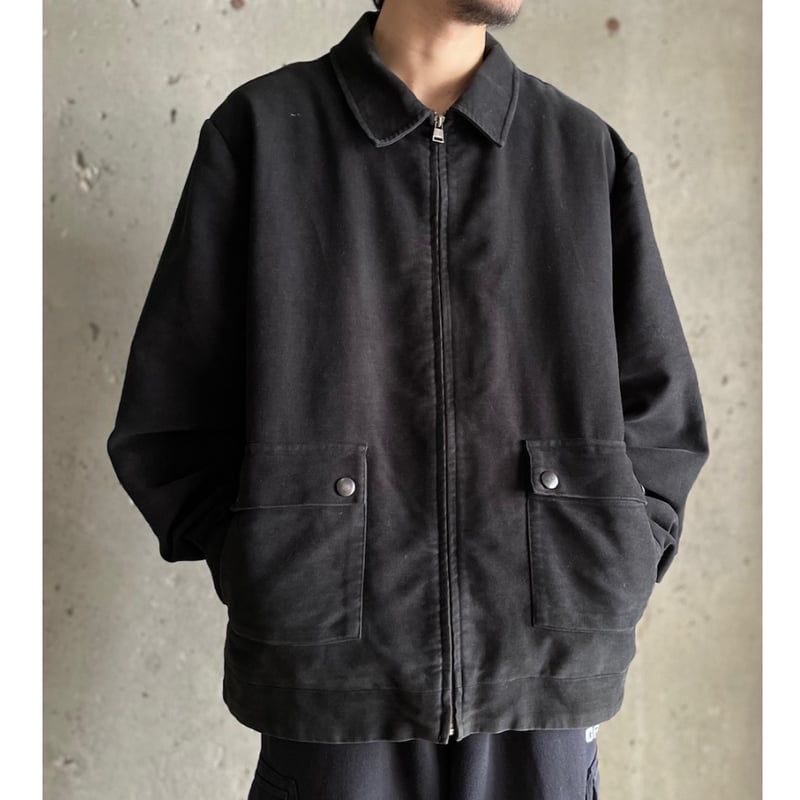 00s BANANA REPUBLIC ミニマル ジップ ジャケット M POST JUNK / 00's BANANA REPUBLIC Tiny Side Zip Leather