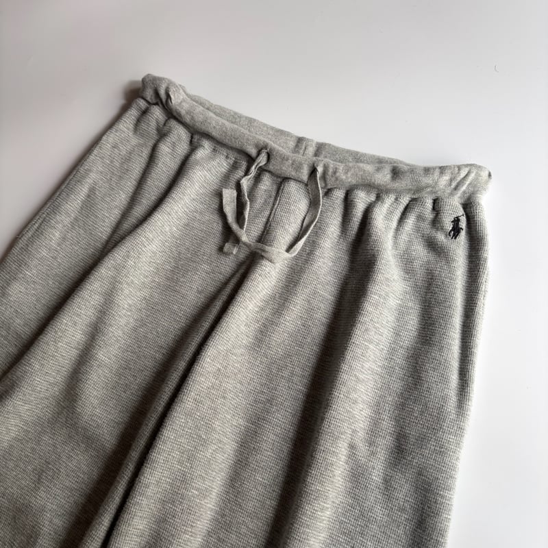 90's~ Polo Ralph Lauren thermal knit easy pants