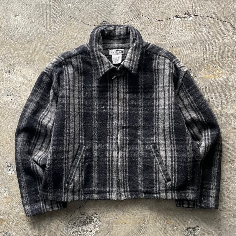 90s plaid short length wool jacket | sui & shara