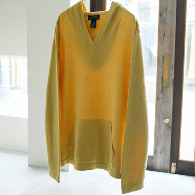 90s~ Lauren ralph lauren skipper knit hoodie｜ラルフローレン