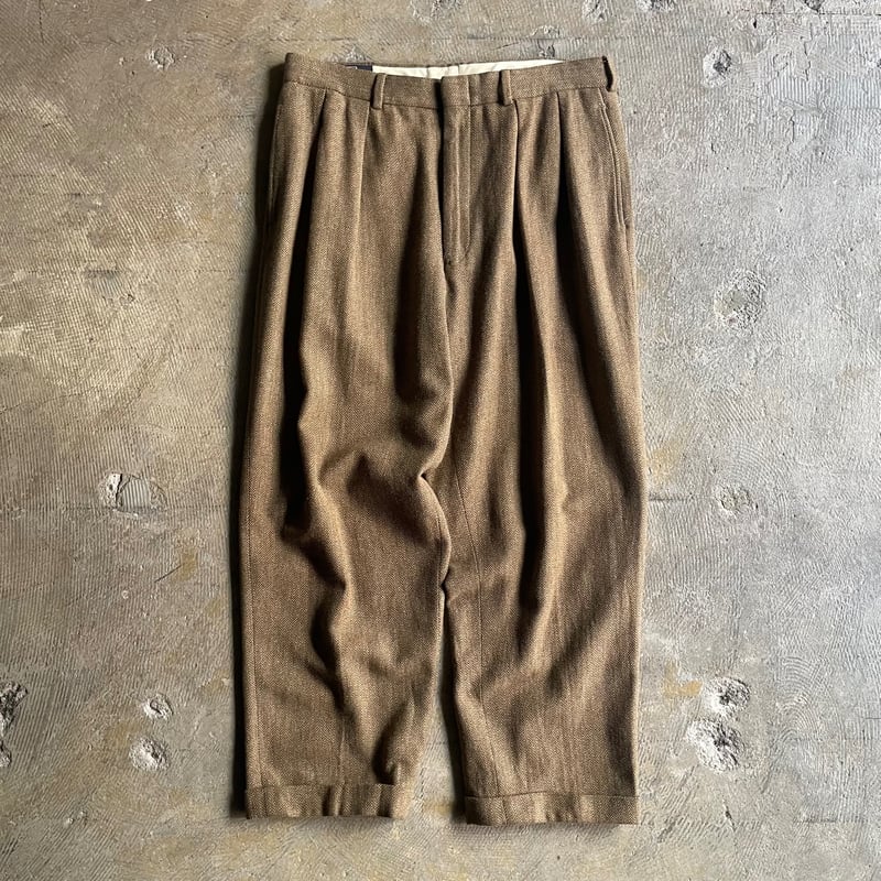 90's Polo Ralph Lauren whole pattern wool slac