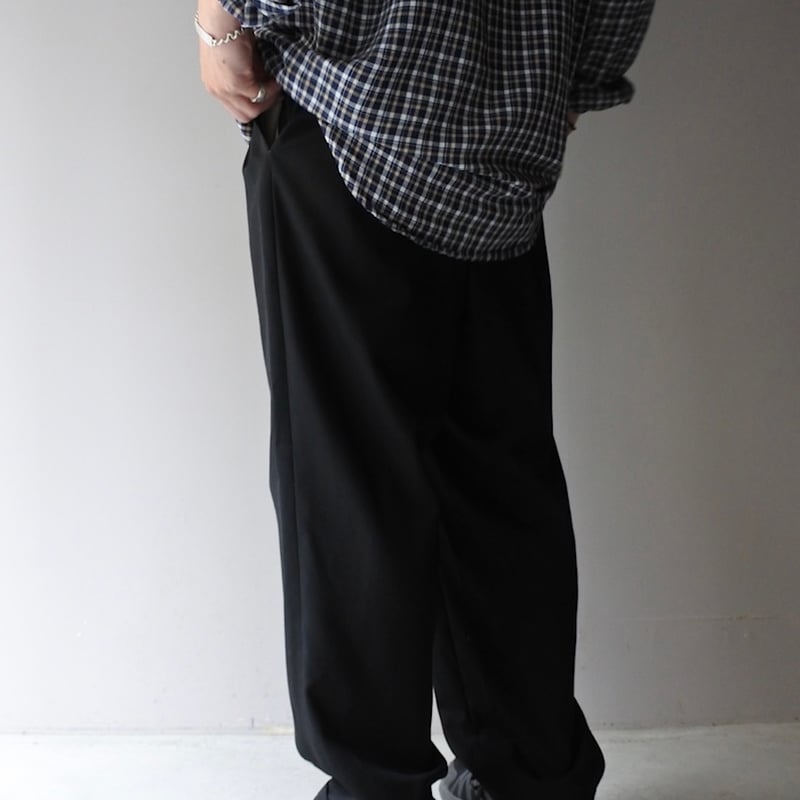 90s MONSIEUR by GIVENCHY wool gabardine 3tuck