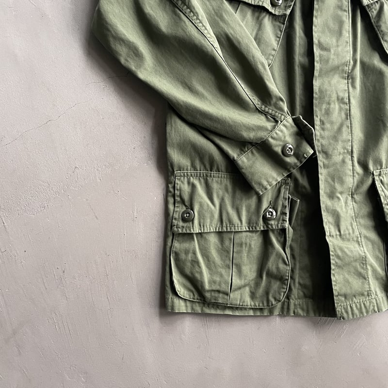 60s Jungle Fatigue Jacket 1st Model 米軍実物 60's U.S.ARMY JUNGLE FATIGUE JACKET 1st MODEL S-R NOS