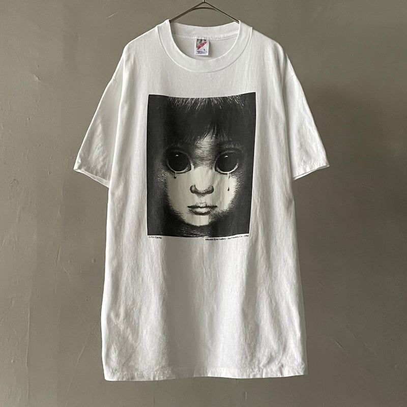 90s MDH Keane ″Big eyes″ art print tee | sui &