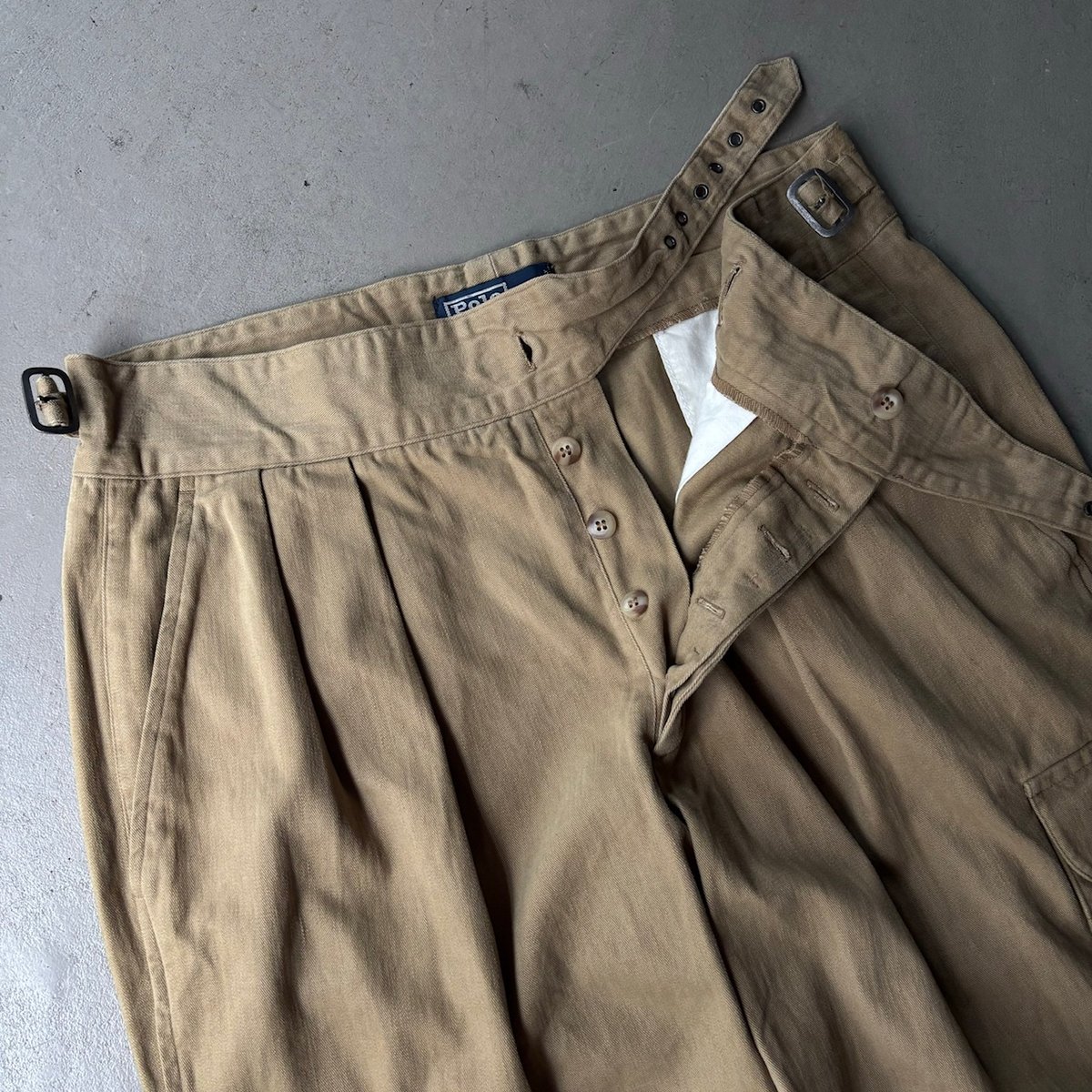 90s Ralph lauren gurkha pants “made in ITALY” |