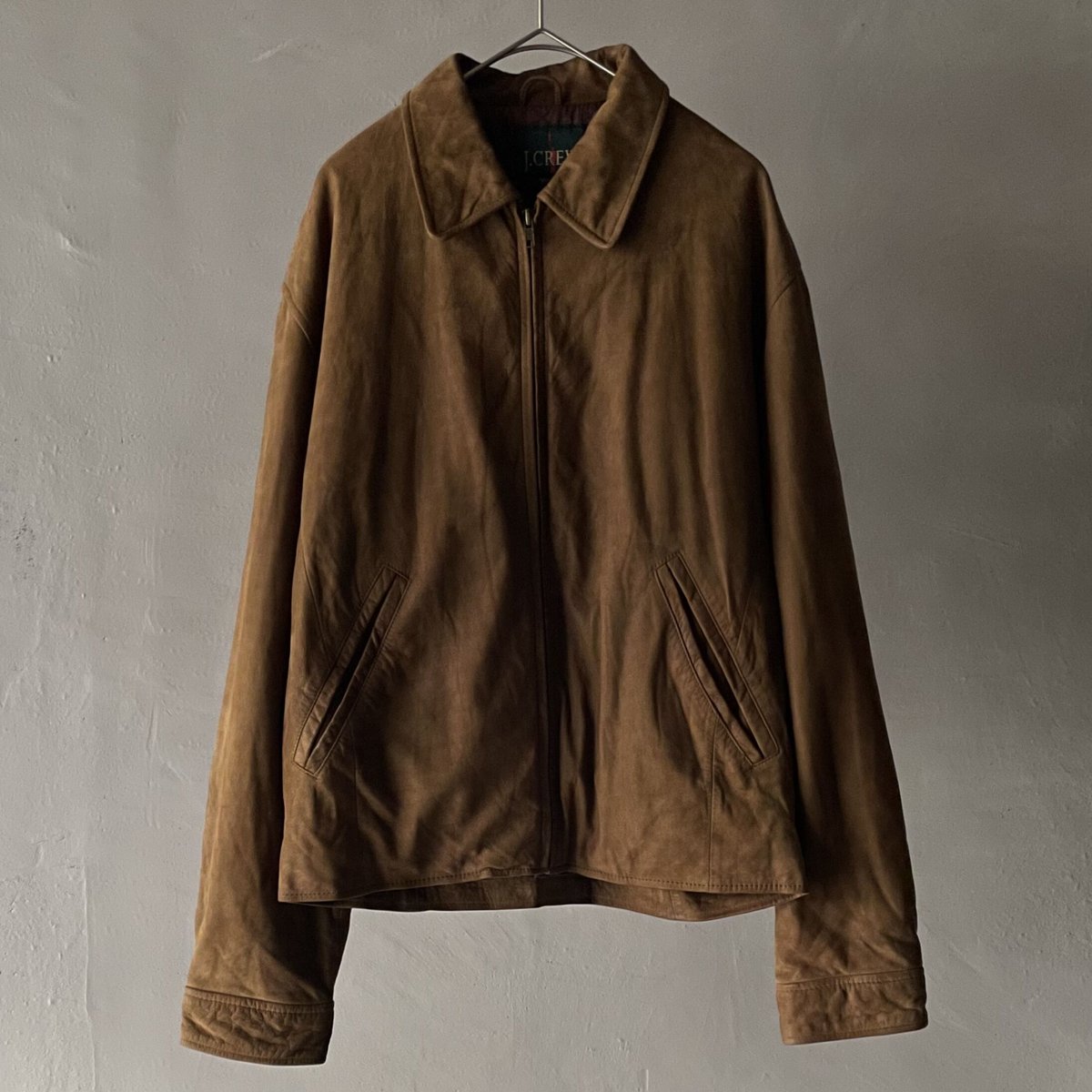 90s J.crew nubuck leather jacket | sui & shara 90s J.crew nubuck leather jacket | sui & shara