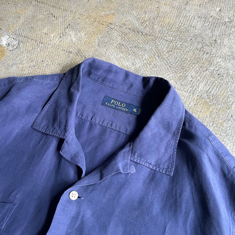Polo Ralph Lauren linen/silk open collar shirt Polo Ralph Lauren linen/silk open collar shirt
