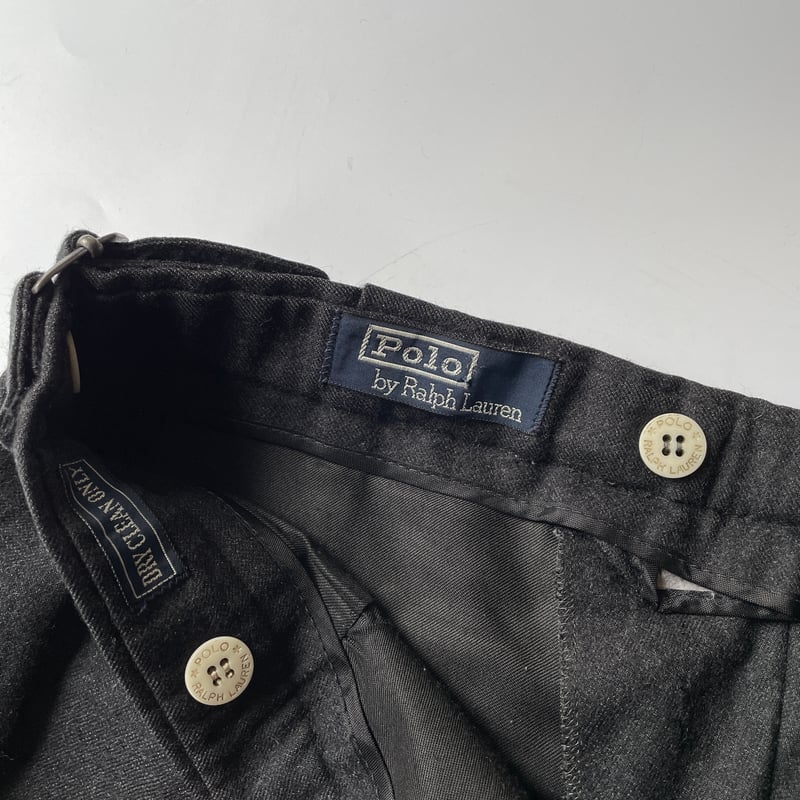 90s Ralph Lauren 2tuck wool slacks | sui & shara