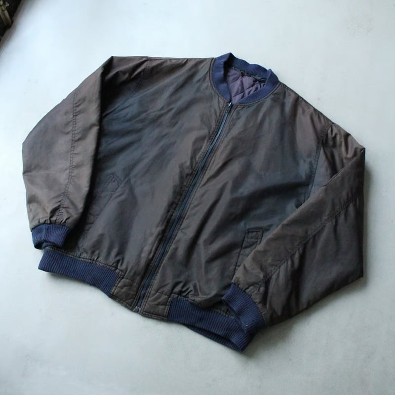 90s~ MA-1 type sunfade hooded jacket | sui & shara