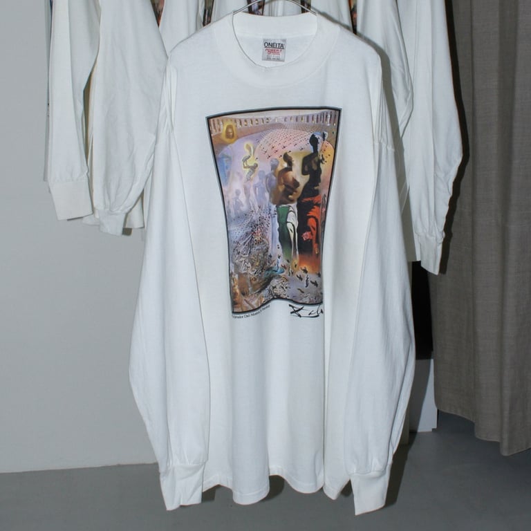 90年代 ロンT(90s Salvador Dalí "The Hallucinogenic Toreador" art print L/S T-shirt Dead stock)