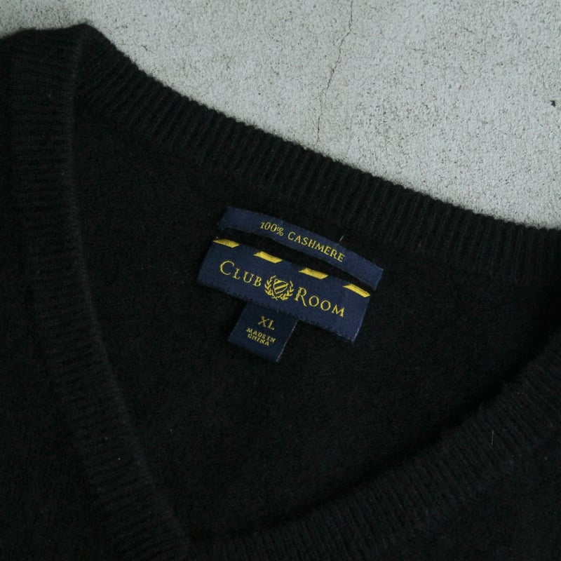 00s Club room cashmere v-neck knit sweater | su