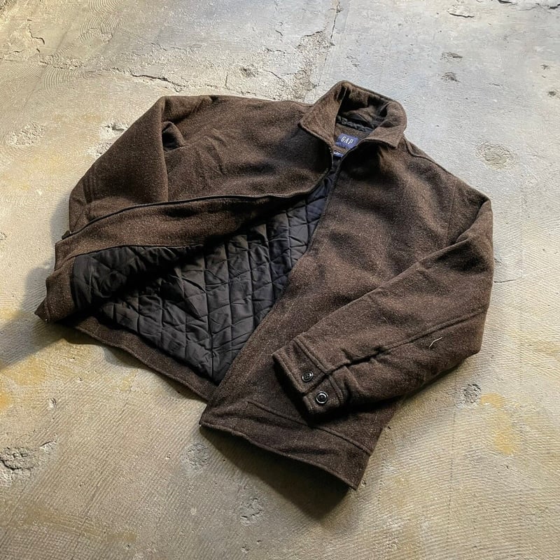 90's old GAP wool zip-up jacket | sui & shara
