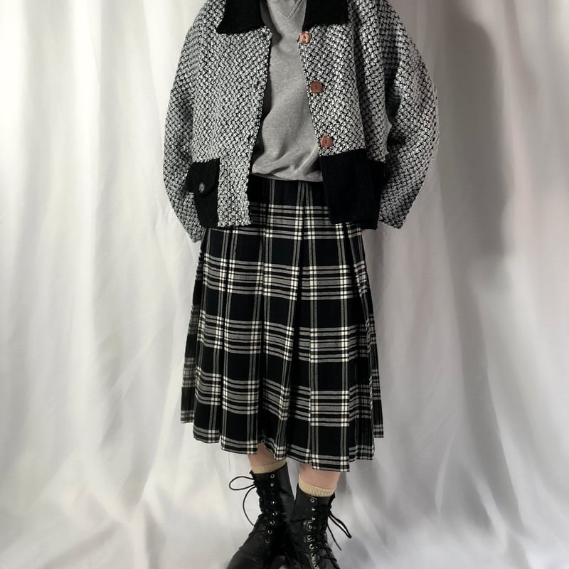 90s BURBERRYチェック柄プリーツスカート 希少✨ 90s BURBERRYS