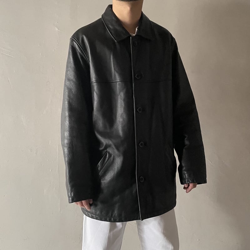90s leather car coat | sui & shara 90s leather car coat | sui & shara