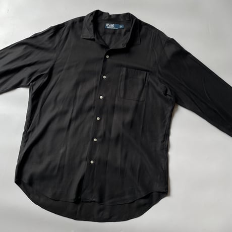 90s Ralph Lauren silk/cotton/linen shirt
